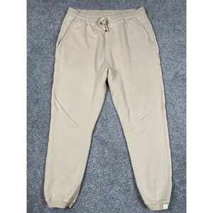 TKEES Sweatpants Womens Large 4 Yellow Jogger Relaxed Casual Lounge Slouchy Pant